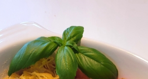 Greek-Inspired Vegan Spaghetti Squash