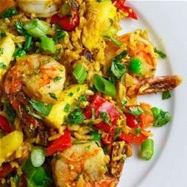 Thai Fried Rice with Pineapple and Chicken