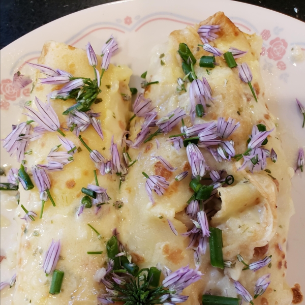 Chicken or Turkey Crepes with Tarragon