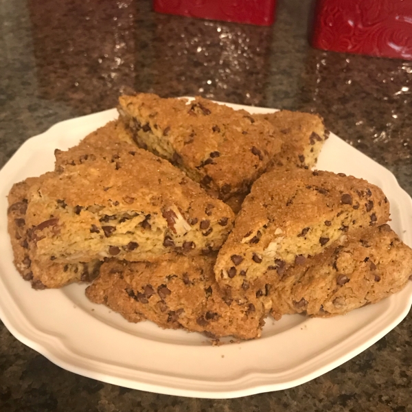 Hazelnut Chocolate Chip Scones