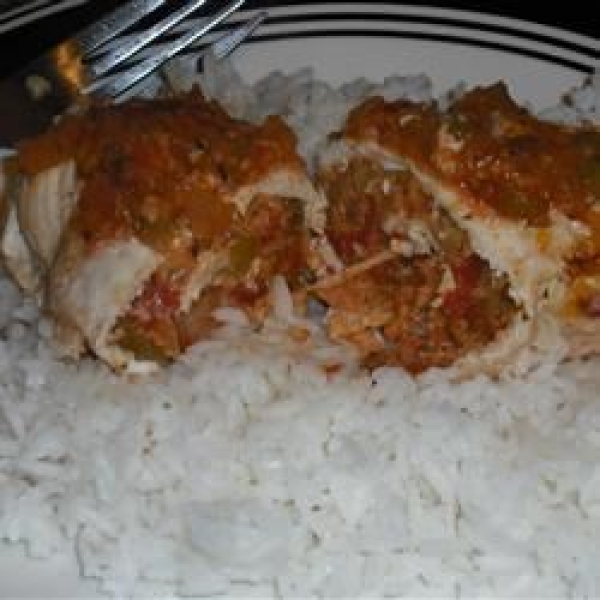 Chili Cumin Stuffed Chicken Breasts