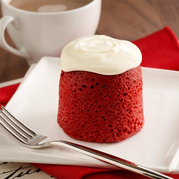 Red Velvet Mug Cakes