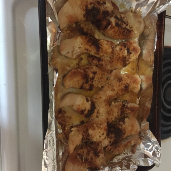 Tender Onion Baked Chicken