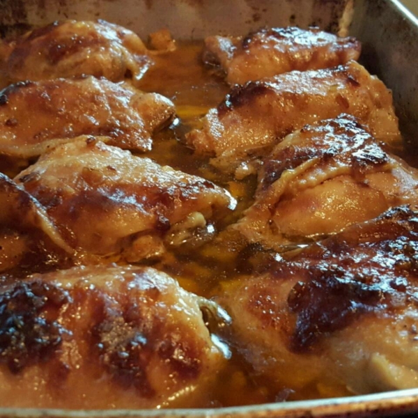 Tender Onion Baked Chicken