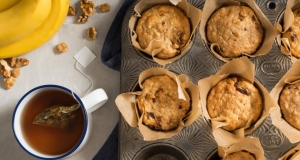 Banana, Date and Walnut Muffins