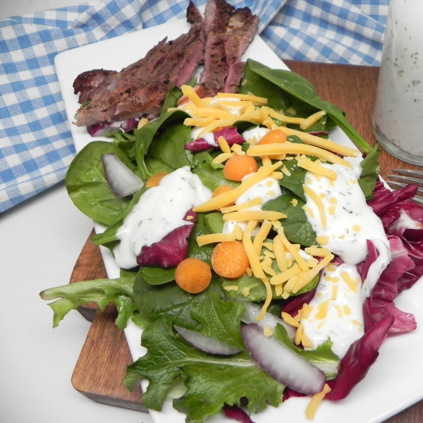 Buttermilk Ranch Dressing with Greek Yogurt