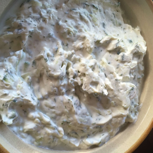 Tzatziki Sauce -Yogurt and Cucumber Dip