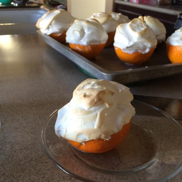 Orange Baked Alaska