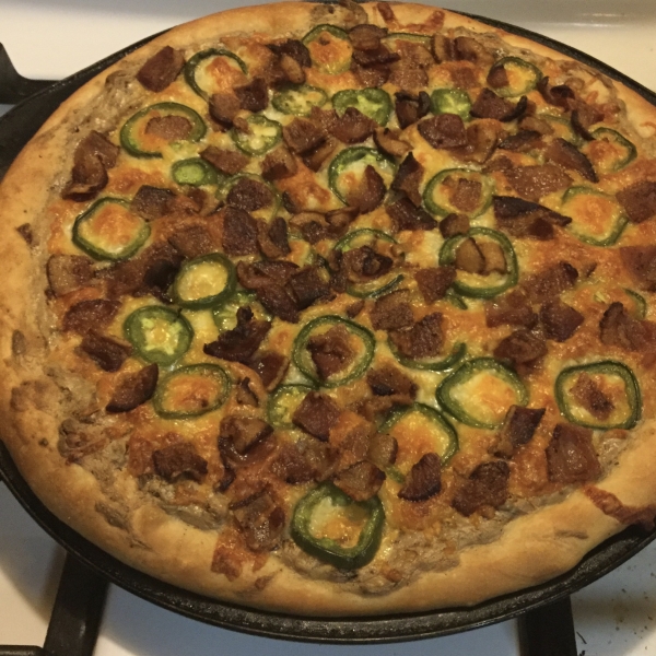 Jan's Jalapeno Popper Pizza