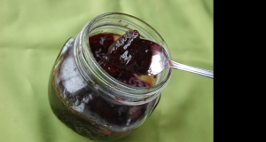 Sweet Cherry Jam with Spices and Red Wine