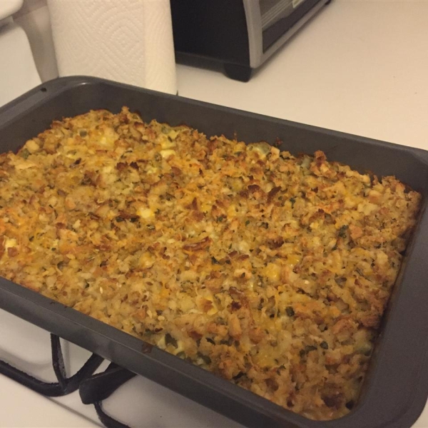Chicken, Stuffing and Green Bean Casserole