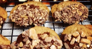 Maple Toffee Shortbread Cookies