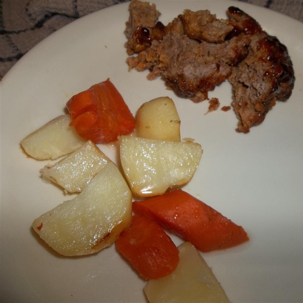 Meatloaf with Fried Onions and Ranch Seasoning