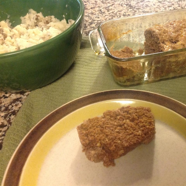 Meatloaf with Fried Onions and Ranch Seasoning