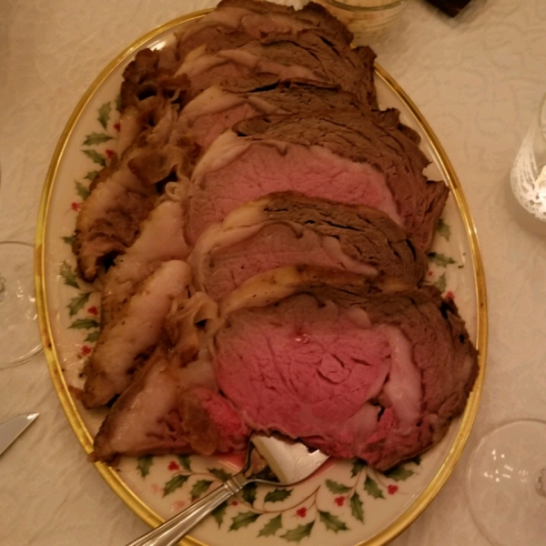 Kosher Salt Encrusted Prime Rib Roast