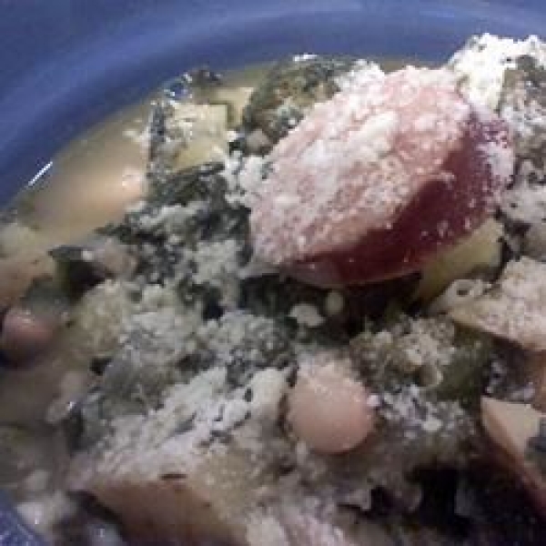 Collard-Kielbasa Soup