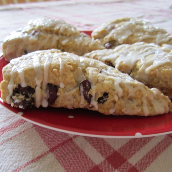 Cranberry Orange Wheat Scones