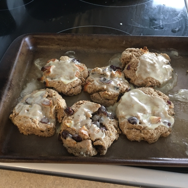 Cranberry Orange Wheat Scones