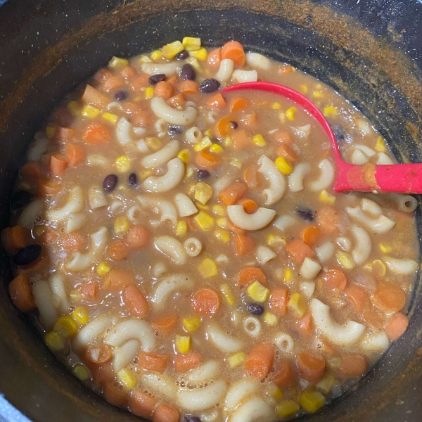 Spicy Black Bean Vegetable Soup