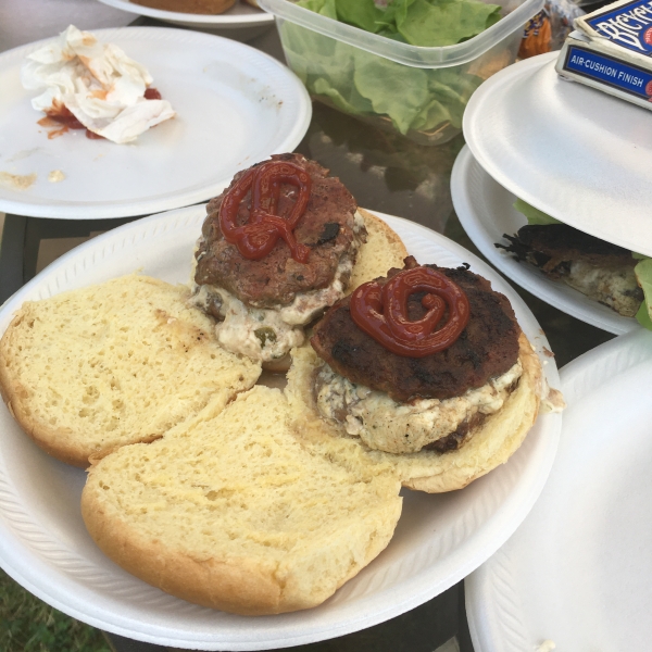 Cream Cheese-Jalapeno Hamburgers
