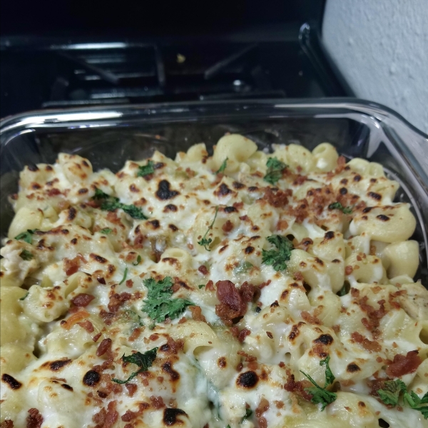 One-Pot Chicken Enchilada Mac and Cheese