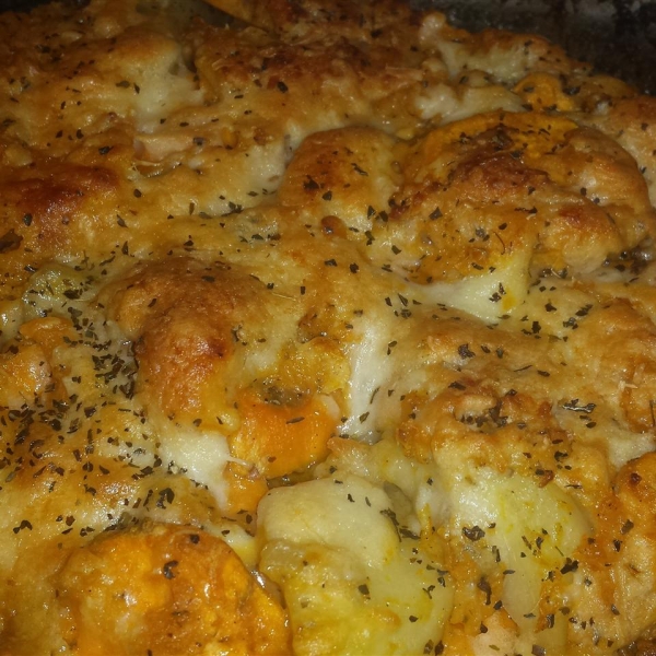 Baked Yam and Potato Casserole