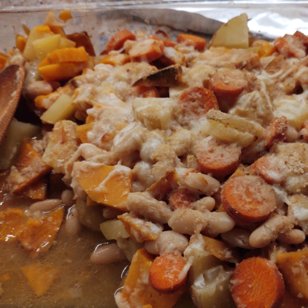 Baked Yam and Potato Casserole