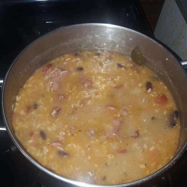 Cajun-Style Red Bean and Rice Soup