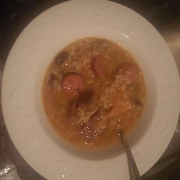 Cajun-Style Red Bean and Rice Soup