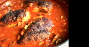 Baked Chicken Breasts in Cinnamon-Tomato Sauce