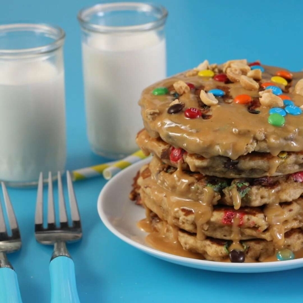 Monster Cookie Pancakes