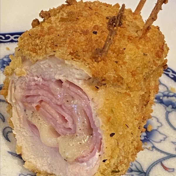 Air Fryer Chicken Cordon Bleu