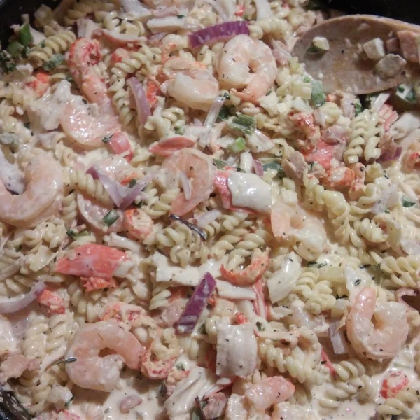 Shrimp and Tasso Pasta