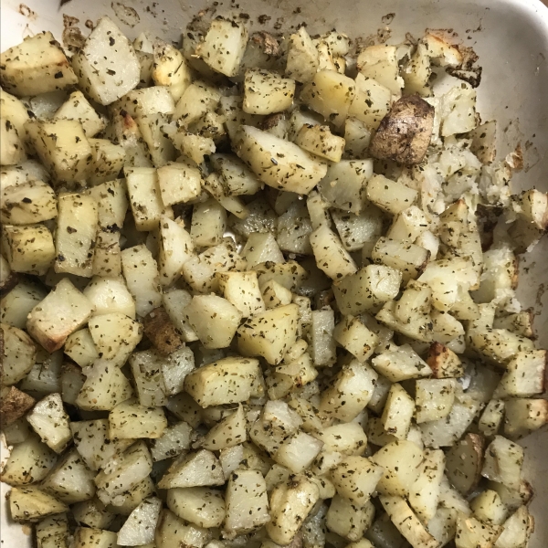 Healthier Oven Roasted Potatoes