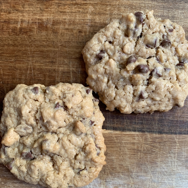 Soft Oatmeal Coconut Chocolate Chip Cookies