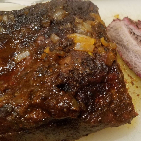 Spicy Smoked Beef Brisket