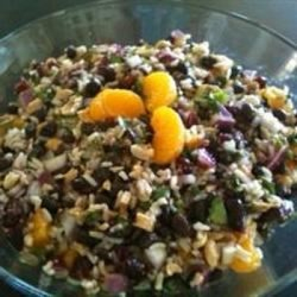 Black Bean and Wild Rice Salad