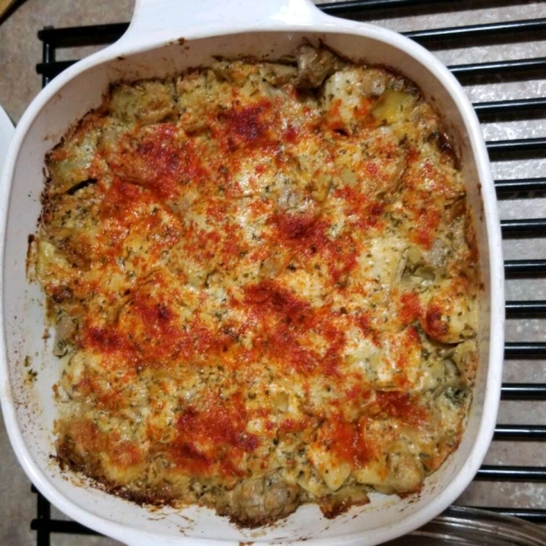 Parmesan Artichoke Casserole