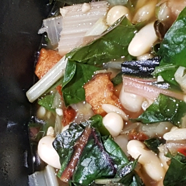 Tuscan Chard and Cannellini Bean Soup