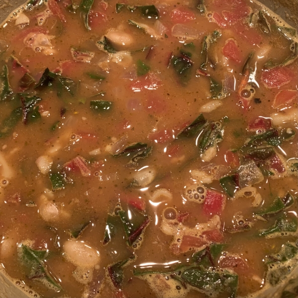 Tuscan Chard and Cannellini Bean Soup