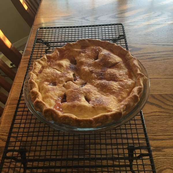 Fresh Rhubarb Pie