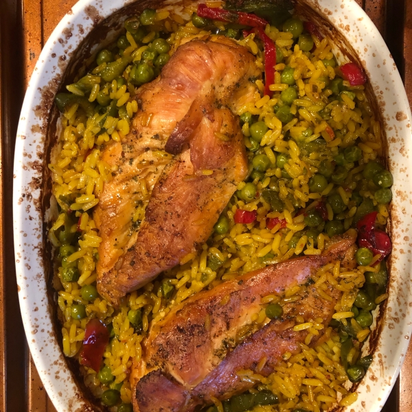 Easy Chicken and Yellow Rice