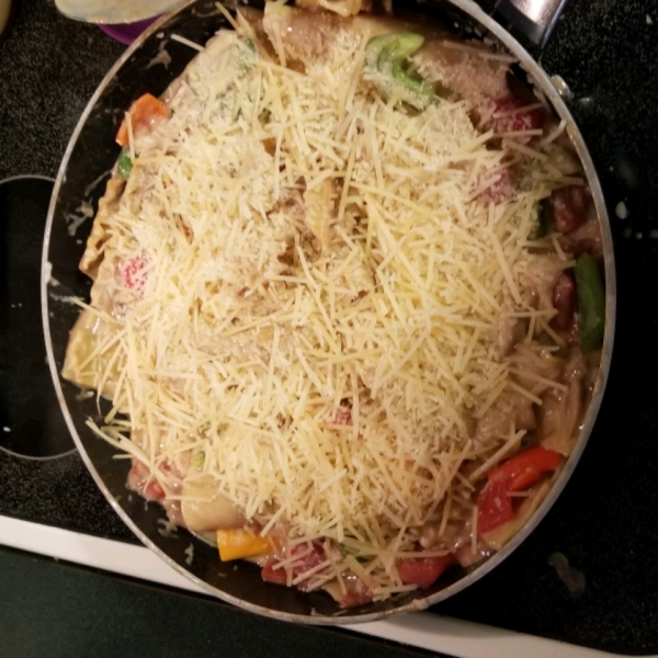 Skillet Vegetable Lasagna