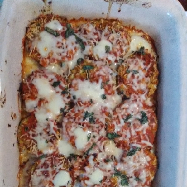 Crunchy Eggplant Parmesan