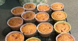Strawberry Oat Muffins