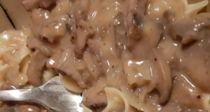 Beef Stroganoff with Steak