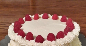 White Chocolate-Raspberry Cake