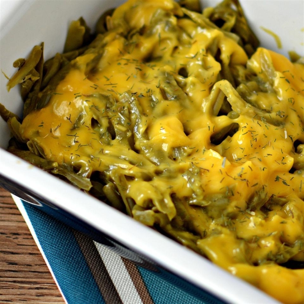 Cheesy Green Beans