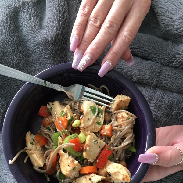 Soba Noodle Salad with Chicken and Sesame