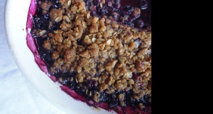 Easy Blueberry Crumble